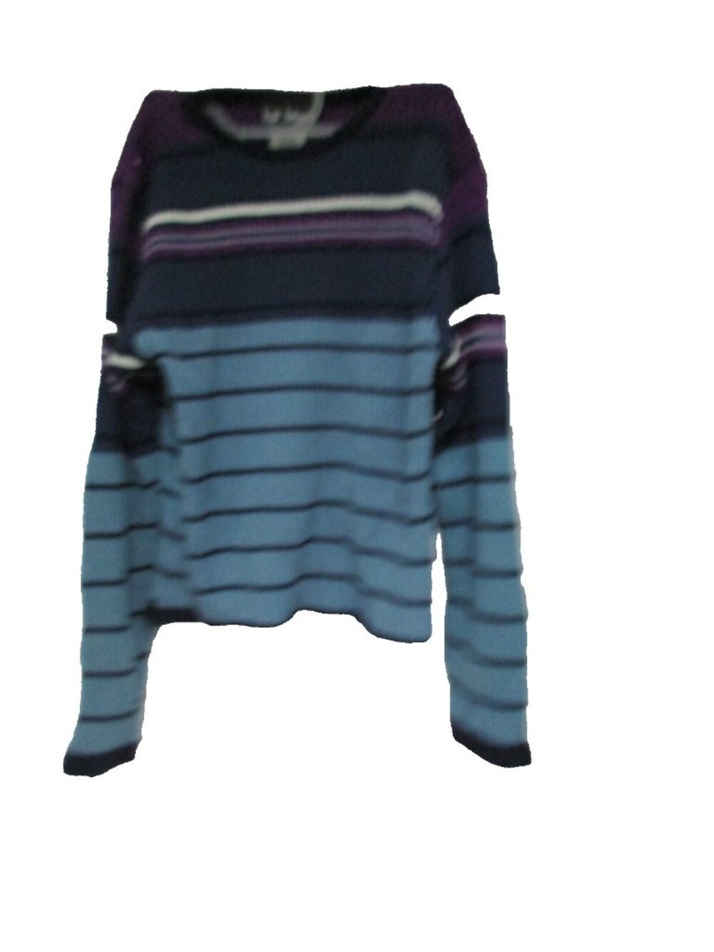 Hip Heart  Girl's Sweater Blue Striped Size Medium (5-6) NWOT !!!